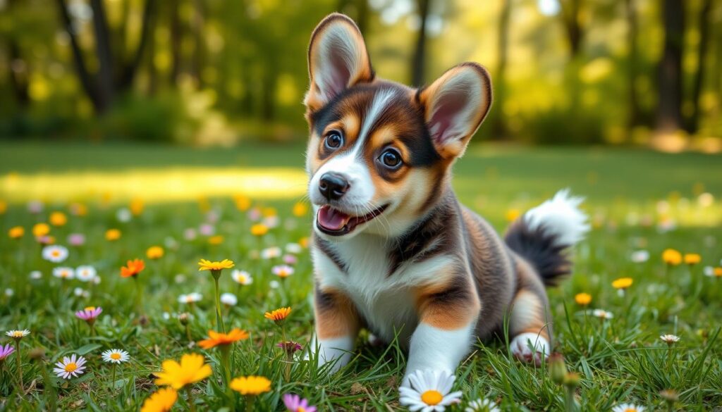 Corgi adorable dogs