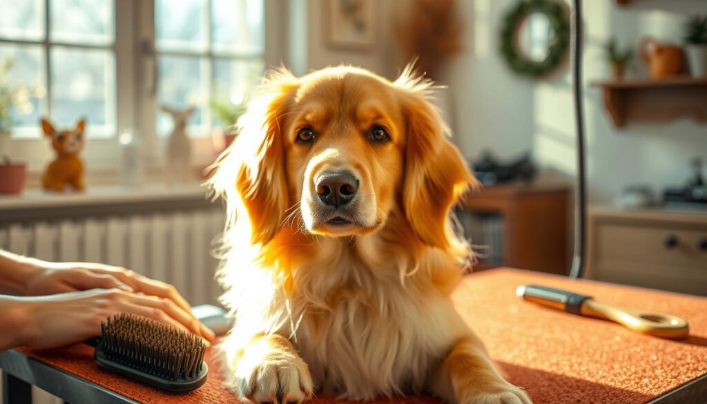 Duck Toller Retriever grooming