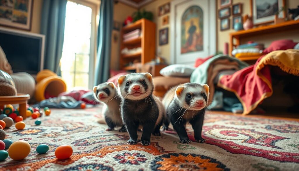 Ferrets as unique pets