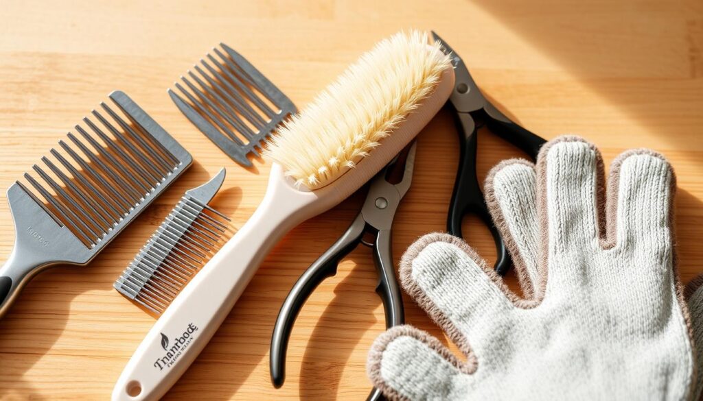 cat grooming tools