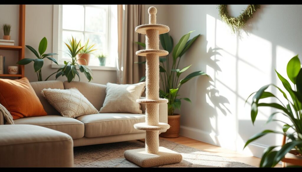 cat scratching post